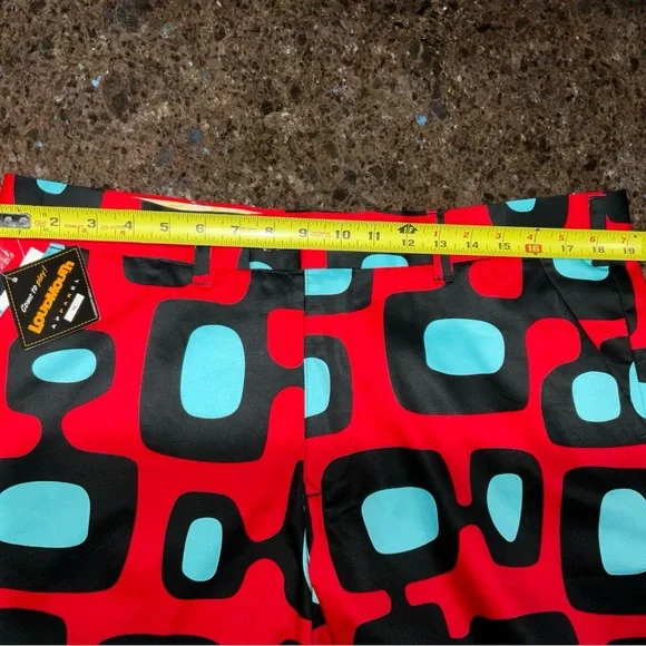 Loudmouth Golf Shorts Men’s Size 36 NEW Discontinued “Atom Smasher” - Picture 4 of 13